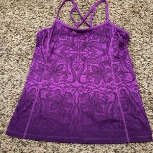 Athleta Women's Harmonious Tank Top Size M Purple  EUC